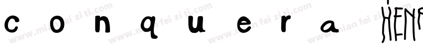 conquera inlien字体转换